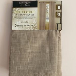 Rod Pocket Window Panels